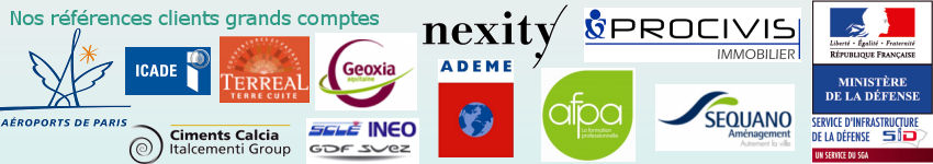 R&eacute;r&eacute;fences clients Eosph&egrave;re (grands comptes)