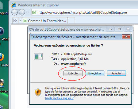 Exécutez l'installeur du module BBC