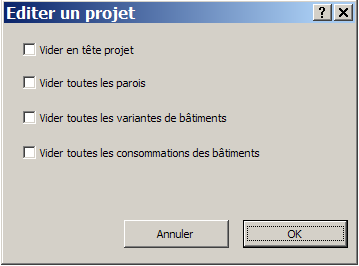 Editer un projet
